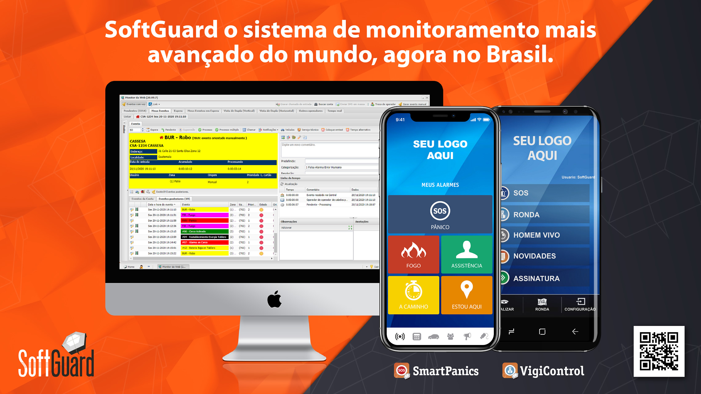 SoftGuard aposta em aplicativos integrados a sistemas de monitoramento