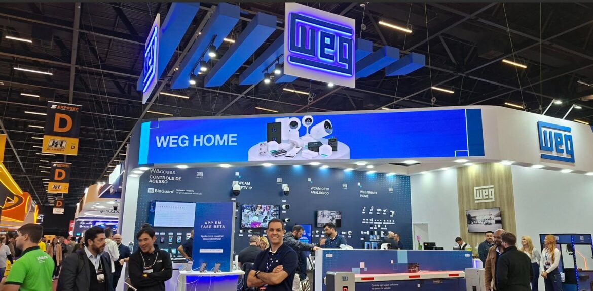 WEG consolida soluções de segurança eletrônica e atrai público técnico na Exposec 2026 - Portal Security